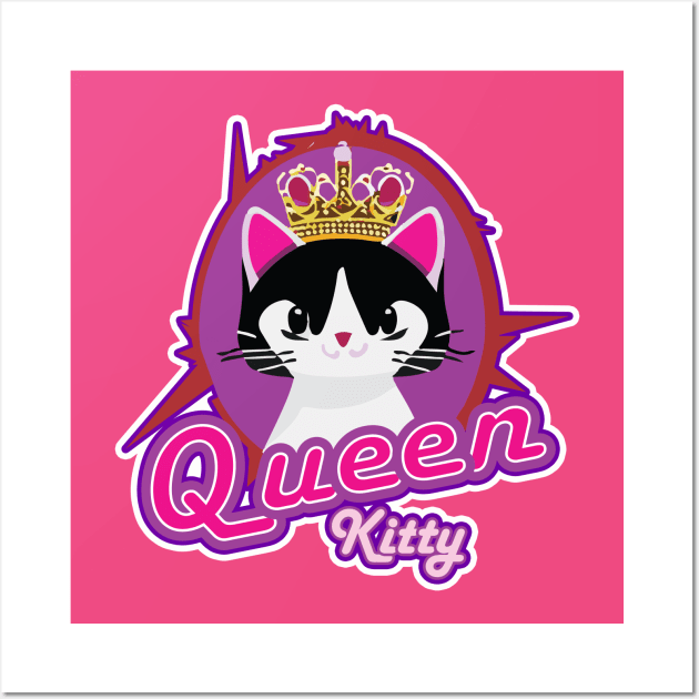 Queen Kitty Wall Art by Reasons to be random